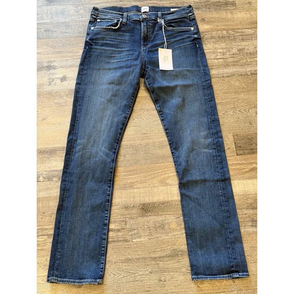 EDWIN MADDOX SLIM JEANS - Men's Size 31 X 31-DARK BLUE DENIM - STRETCH - NEW!!